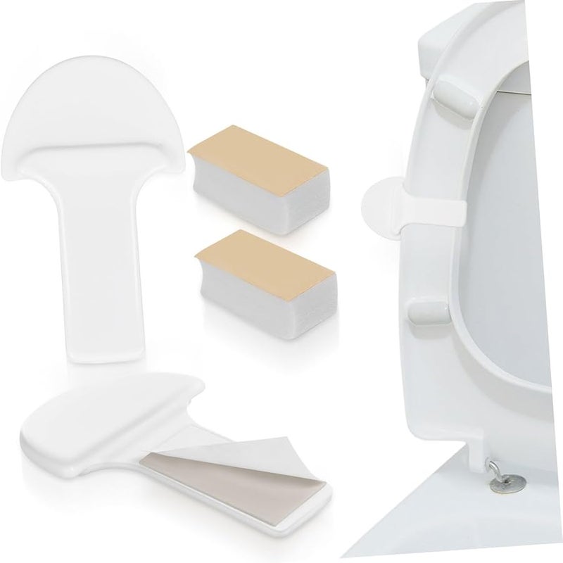 2Pcs ABS Toilet Lid Lifter Handles Replacement Parts Portable Clean Healthy Bathroom - Image 1